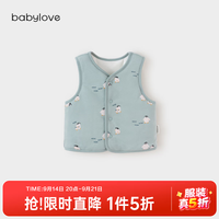 Babylove 婴儿马甲夹棉秋冬外穿保暖坎肩男女宝宝纯棉棉服百搭上衣