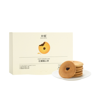 米惦 |暖心饼外酥内韧香甜嚼劲红糖肚脐饼甜心小吃特产零食米店