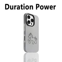 C 【裸机手感】马年线条小马 iPhone6-17系列苹果手机壳