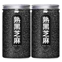 浪漫演绎 熟黑芝麻 熟白芝麻 250g 五谷杂粮