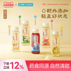 二次方 五行养生水石斛茶饮料品黄精草本蒲公英植物0卡西洋参解渴