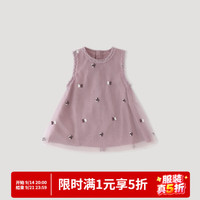 巴厘小猪 儿童甜美背心裙 无袖超仙连衣裙