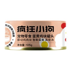 疯狂小狗 狗狗零食罐头 营养湿粮拌饭 105g