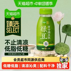 六养 LIUYANG 低脂清爽 绿豆饮  百合绿豆饮230g*6瓶 包装 230g