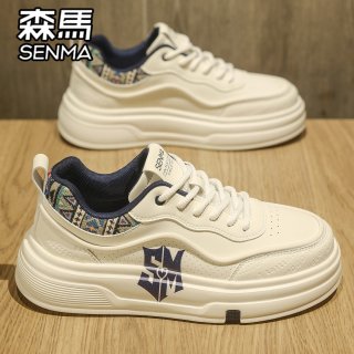 森马 软底增高 男士休闲板鞋