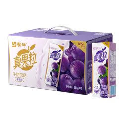 蒙牛 真果粒系列 葡萄味 250ml*12盒 乳饮料