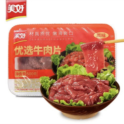 美好 嫩滑牛肉片 原味 500g