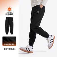 骆驼 儿童加绒裤 束脚卫裤 针织 中大童