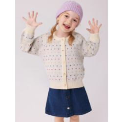 丽婴房 商场同款 儿童针织衫 咖啡色 5折特惠
