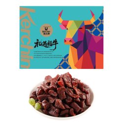 科尔沁 草原礼遇福牛肉肉零食礼盒408g全肉礼盒
