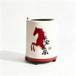 稻草熊 垃圾桶家用内外双桶 升级带滑轮