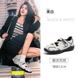 骆驼 玛丽珍芭蕾风德训鞋女2026秋季新款复古百搭薄底休闲运动鞋子