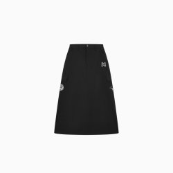 Mitchell&Ness 长裙美式复古休闲潮流百搭显瘦中长款A字伞裙女MN