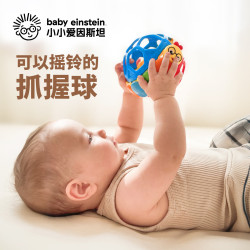 Baby Einstein 美国小小爱因斯坦儿童益智球玩具色彩感官启蒙滚铃球彩色抓握能力