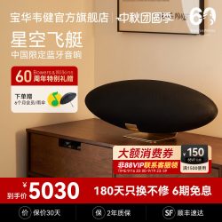 宝华韦健 Zeppelin Pro 蓝牙音箱 中国曜金黑