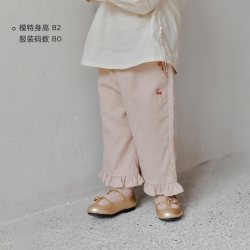 OAK FAMILY 女童直筒裤春秋儿童天丝棉阔腿裤百搭宽松
