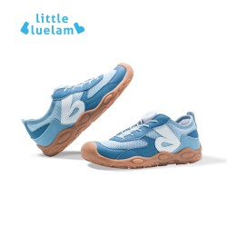 little blue lamb 26春季新款儿童赤足运动鞋校园跑步鞋软底防滑中大童体测鞋
