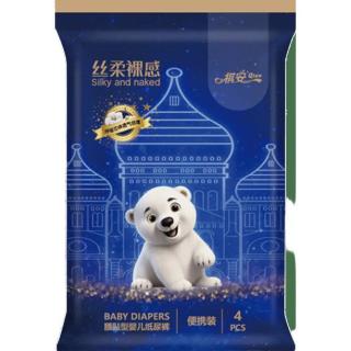 祺安 丝柔裸感系列拉拉裤 XL码4片
