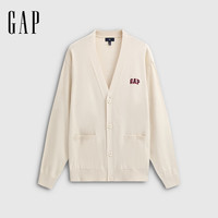 Gap 男装秋季刺绣logo针织外套