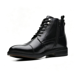 Clarks 黑色男款秋季简约百搭舒适轻便马丁靴