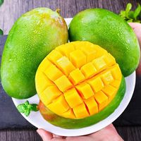 百亿补贴：胡鲜森 彩箱 攀枝花凯特芒果特大果新鲜当季应季水果5斤起