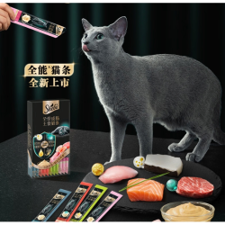 希宝 全价成猫主食猫条 12g*100支 混合口味