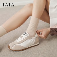 88VIP：他她 GXT04CM6 芭蕾德训鞋双11预售TATA他她芭蕾德训鞋秋季阿甘鞋加绒牛皮鞋运动鞋GXT04CM6