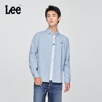 移动端、88VIP：Lee 翻领小Logo徽标 长袖衬衫