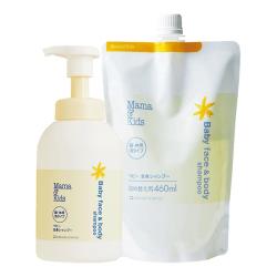 Mama&Kids MamaKids婴儿泡沫洁肤液沐浴露囤货组合460ml