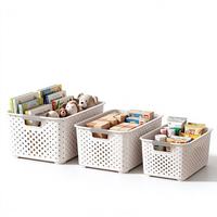 稻草熊 收纳筐 玩具收纳箱桌面杂物收纳盒化妆品收纳框客厅卧室收纳篮