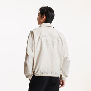 JACK&JONES 杰克琼斯 字母印花宽松翻领男士夹克
