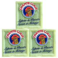 CHANTE CLAIR 大公鸡头管家 植物洗衣皂 300g*3块