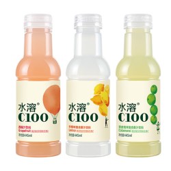 农夫山泉 水溶C100柠檬味复合果汁饮料  3瓶