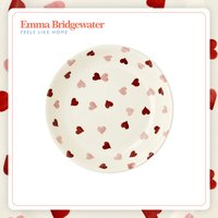 EMMA BRIDGEWATER 粉色爱心中号意面碗釉下彩餐具emmabridgewater