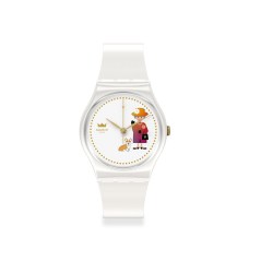 swatch 瑞士手表女王系列经典时尚变色女士彩盘腕表生日礼物