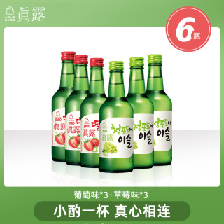 Jinro 果味烧酒 13度 360ml*6瓶