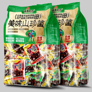 菌香传奇 农科院云南特产山珍菌菇零食即食鸡枞菌牛肝菌松茸菌休闲解馋食品