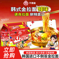 OTTOGI 韩国进口金拉面120g原味辣味懒人速食方便面泡面