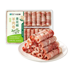 大庄园 青花椒羊肉卷320g*4盒