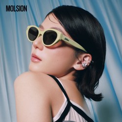 MOLSION 男女墨镜糖果镜猫眼防晒防紫外线时尚太阳镜MS3150