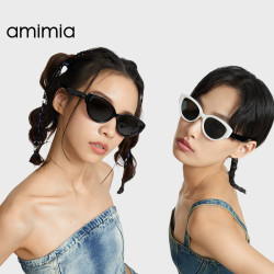 amimia ·JEALOUS 美式复古猫眼显脸小墨镜