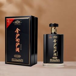 金沙 回沙酒 53度 酱香型白酒 500mL 两瓶 礼盒装