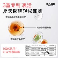 兔头妈妈 儿童桃叶沐浴啫喱沐浴露保湿留香军训爽身