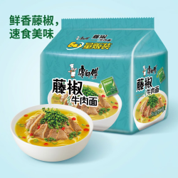 康师傅 斗罗大陆 藤椒牛肉面 5包