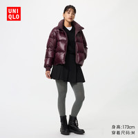 优衣库 HEATTECH针织连裤袜女装/袜子保暖衣秋裤内衣487124 08 深灰色 M