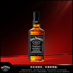 杰克丹尼 黑标 调和 田纳西威士忌 40%vol 700ml/瓶