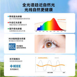 雷士 照明 全光谱护眼 吸顶灯 A【健康光】48W圆卧室灯
