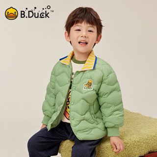 B.Duck小黄鸭 轻薄保暖 豆绿 90cm 儿童羽绒服