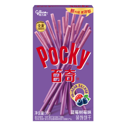 格力高 百力滋百奇 百奇蓝莓树莓味*1