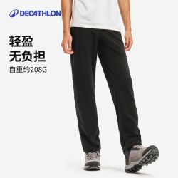 迪卡侬 抓绒裤 户外保暖加厚内胆 运动长裤